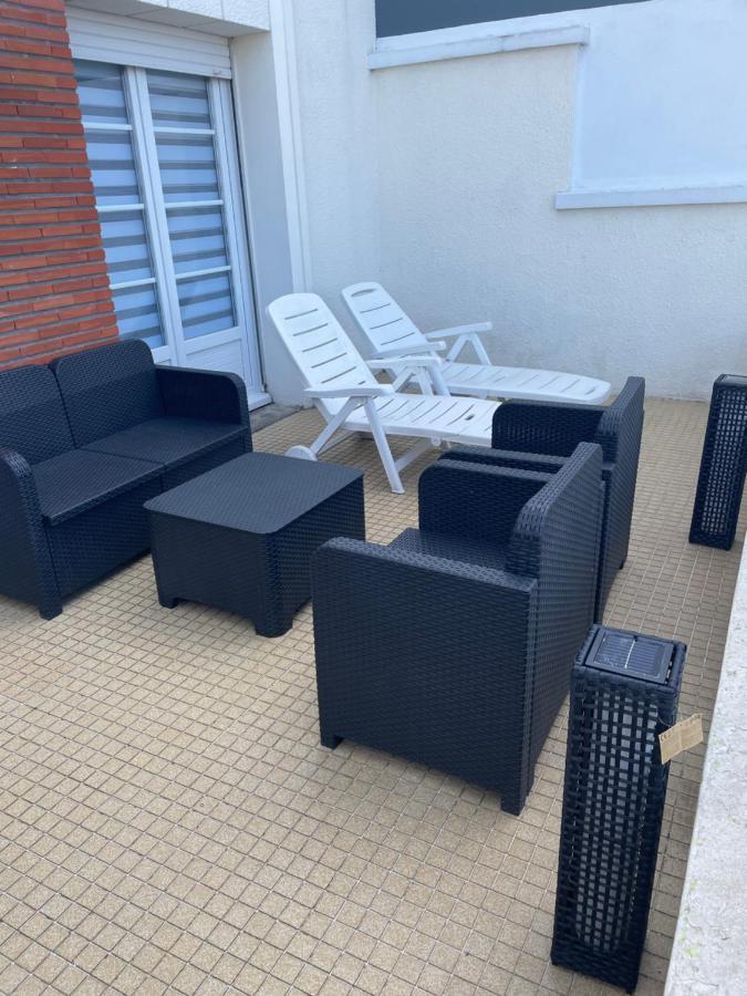 Appart Avec Terrasse Proche Plage - Classe 2 Etoiles Cucq Ngoại thất bức ảnh
